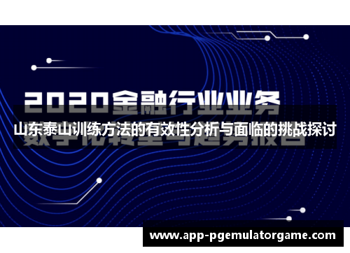 山东泰山训练方法的有效性分析与面临的挑战探讨