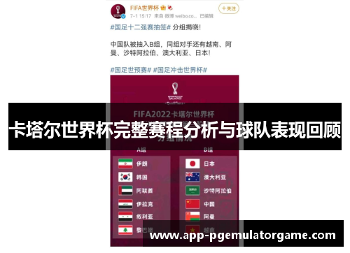 卡塔尔世界杯完整赛程分析与球队表现回顾