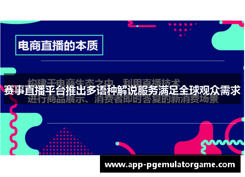 赛事直播平台推出多语种解说服务满足全球观众需求