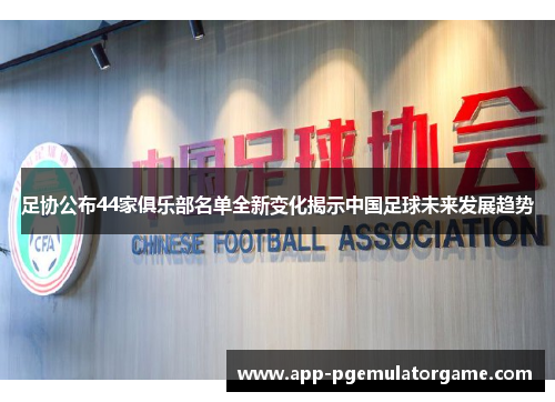 足协公布44家俱乐部名单全新变化揭示中国足球未来发展趋势