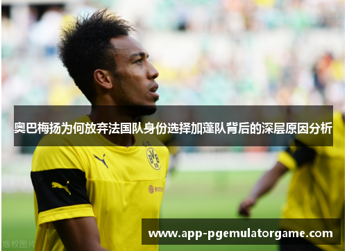 奥巴梅扬为何放弃法国队身份选择加蓬队背后的深层原因分析 奥巴梅扬为何放弃法国队身份选择加蓬队背后的深层原因分析