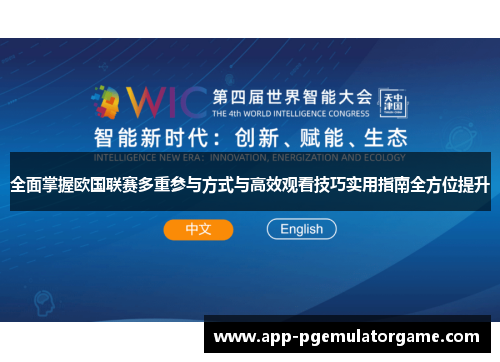 全面掌握欧国联赛多重参与方式与高效观看技巧实用指南全方位提升 全面掌握欧国联赛多重参与方式与高效观看技巧实用指南全方位提升