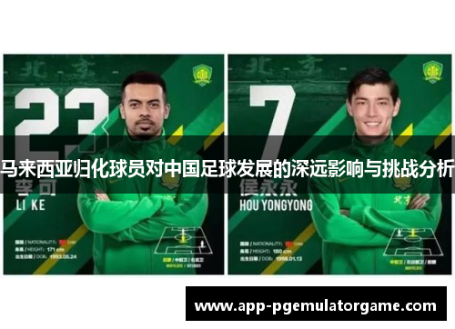 马来西亚归化球员对中国足球发展的深远影响与挑战分析